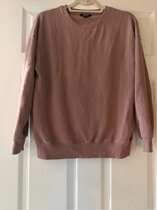 Buffalo David Bitton Sweaters - Buffalo David Bitton Viscose/Cotton/Poly Dusty Mauve Pullover Sweatshirt Small